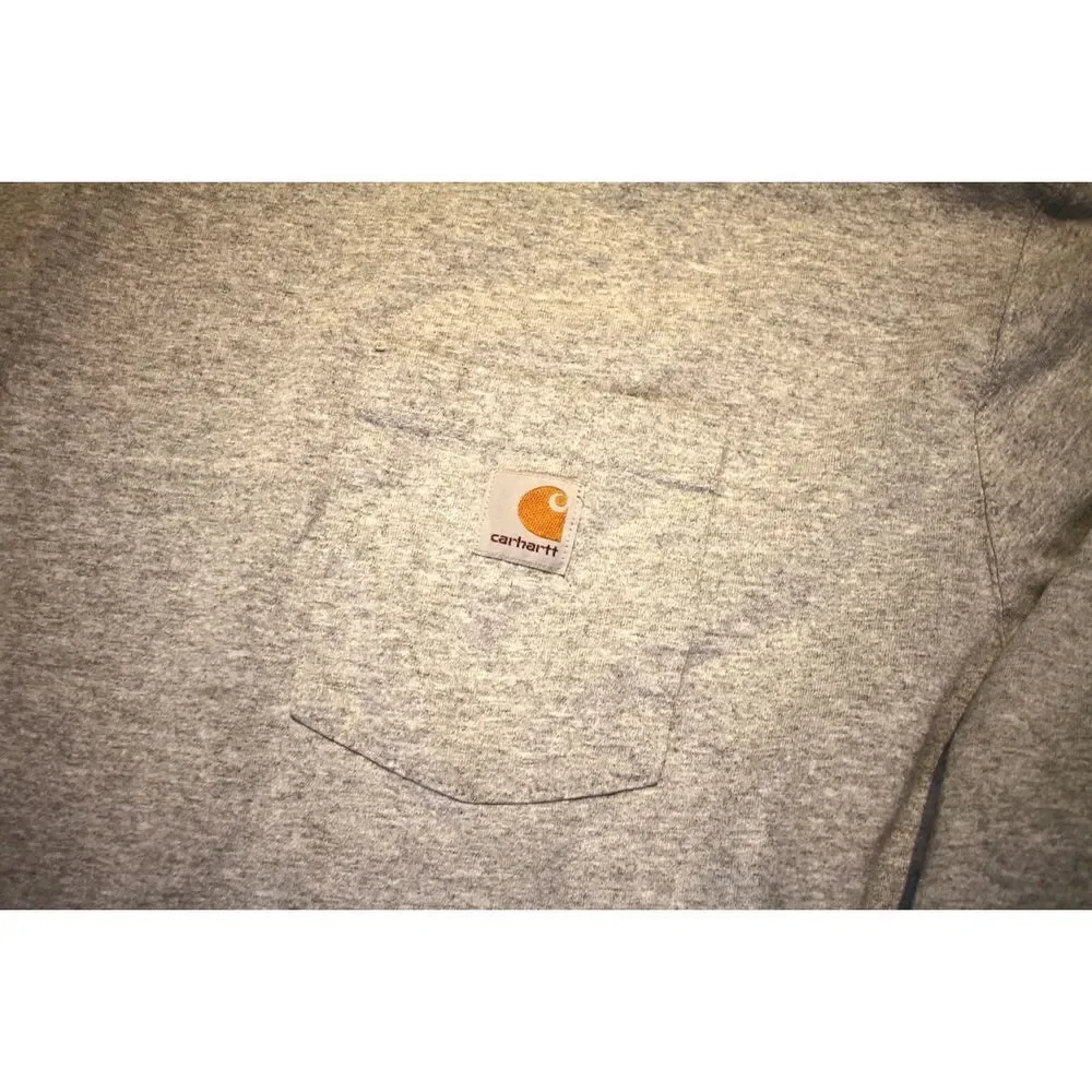 Carhartt Original Fit Long Sleeve Gray Shirt - Size XXXL